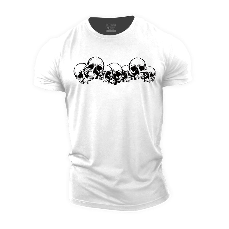 Skulls Cotton T-Shirt