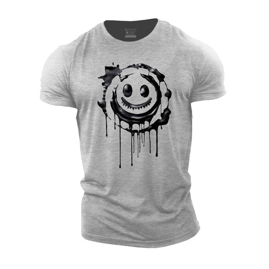 Smiling Face Cotton T-Shirt