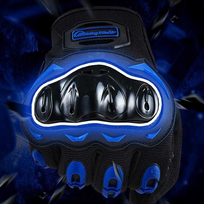 Touch screen outdoor riding off-road motorcycle gloves