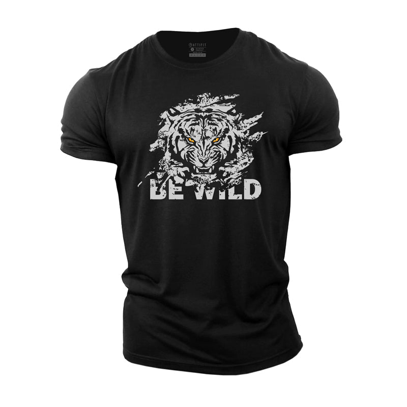 Be Wild Tiger Cotton T-Shirt