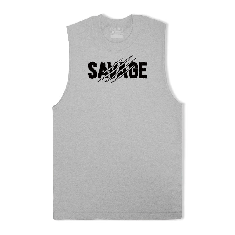 Cotton Savage Graphic Men's Tank Top