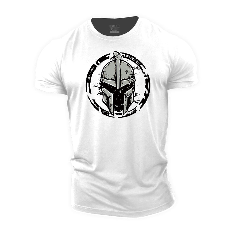 Spartan Helmet Cotton T-Shirt