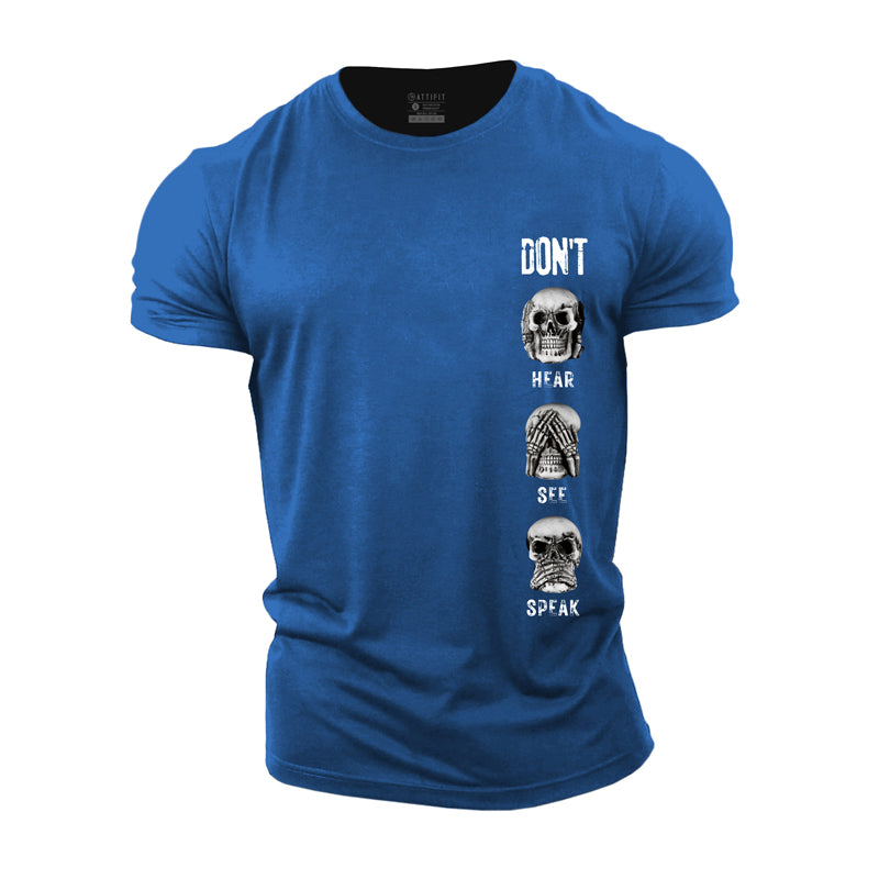 Don't Hear See Speak Cotton T-Shirt