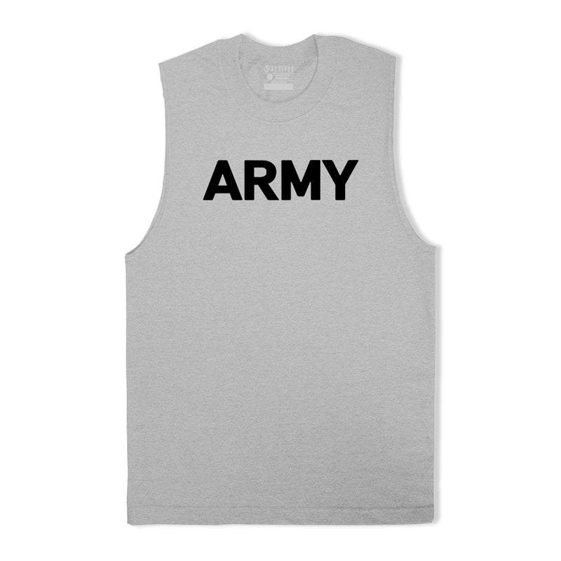 Cotton Army Workout Tank Top