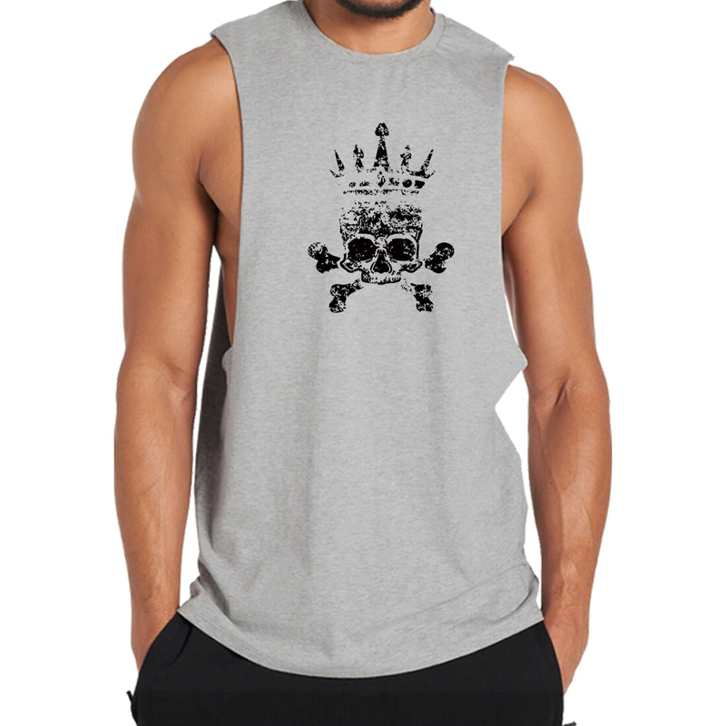 Cotton Skull King Men's Tank Top