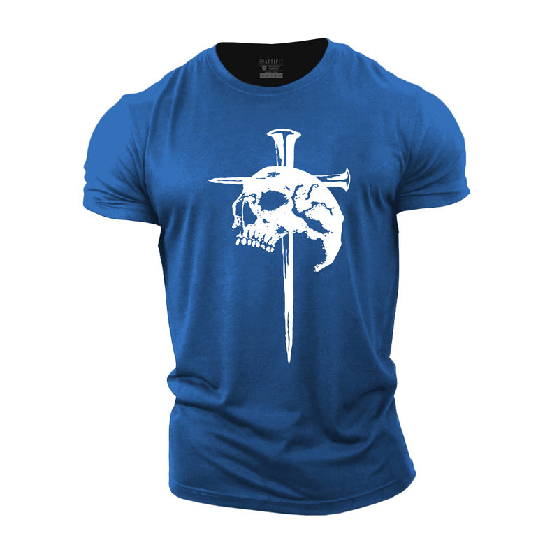 Skull Cross Cotton T-Shirt