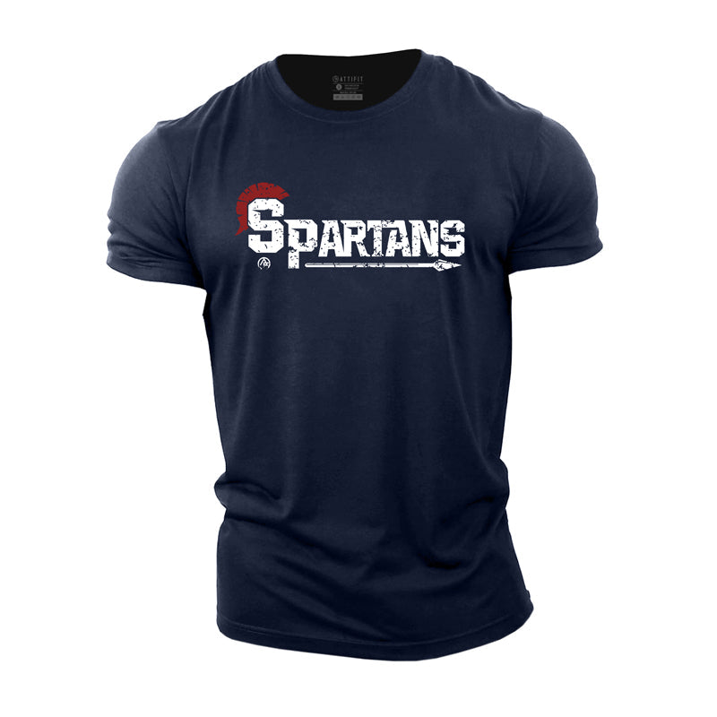 Cotton Spartans Graphic Men's T-shirts