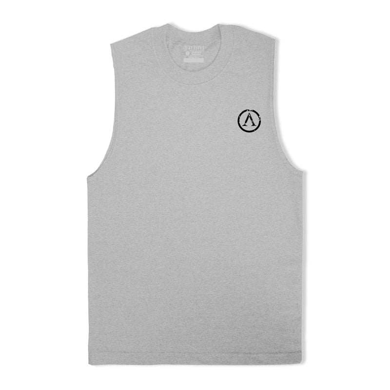 Cotton Circle Pattern Men's Tank Top