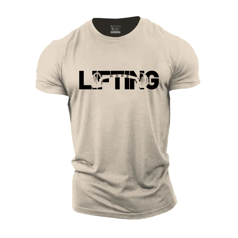 Lifting Cotton T-Shirt