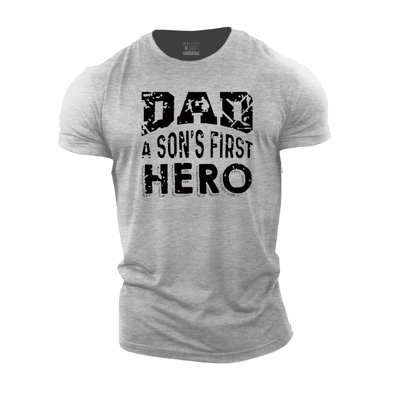 Dad Hero Cotton T-Shirt