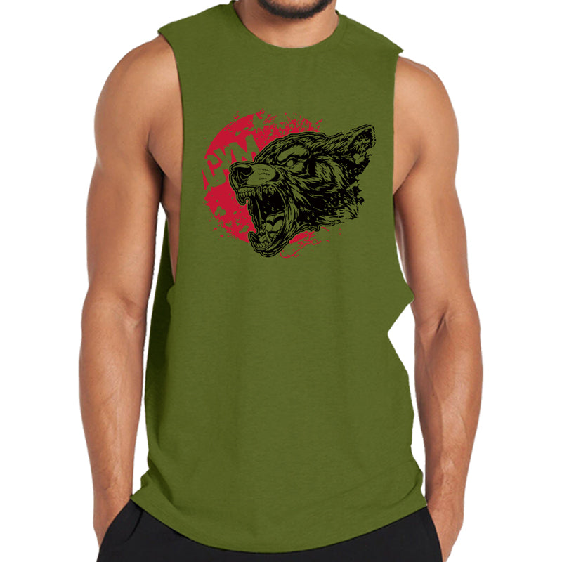 Cotton GYM Graphic Men's Tank Top