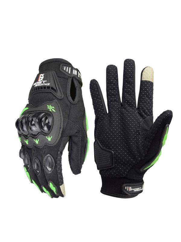 Touch screen anti-drop motorcycle riding gloves