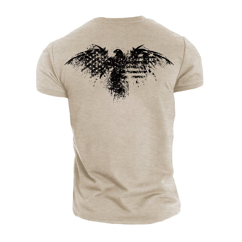 Eagle Wings Patriotic Cotton T-Shirt