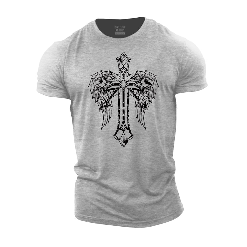 Cross Graphic Cotton T-Shirt