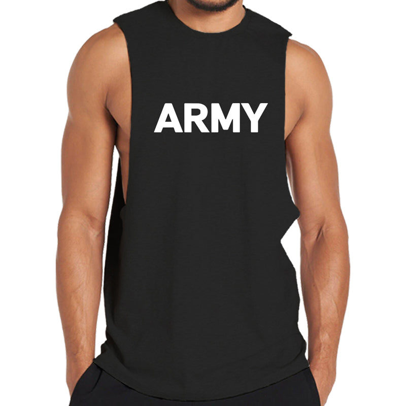 Cotton Army Workout Tank Top