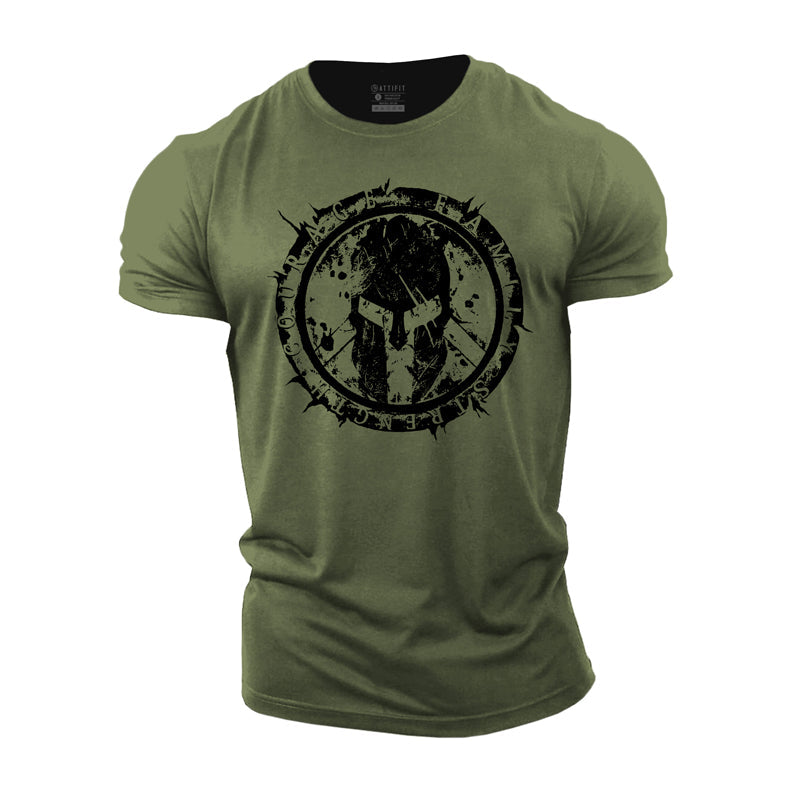 Cotton Spartan Graphic Men's T-shirts