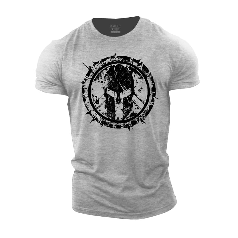 Cotton Spartan Graphic Men's T-shirts