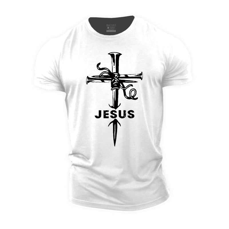 Jesus Cross Cotton T-Shirt