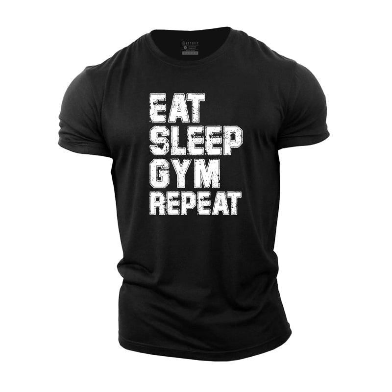 Cotton Gym Repeat Men's Fitness T-shirts