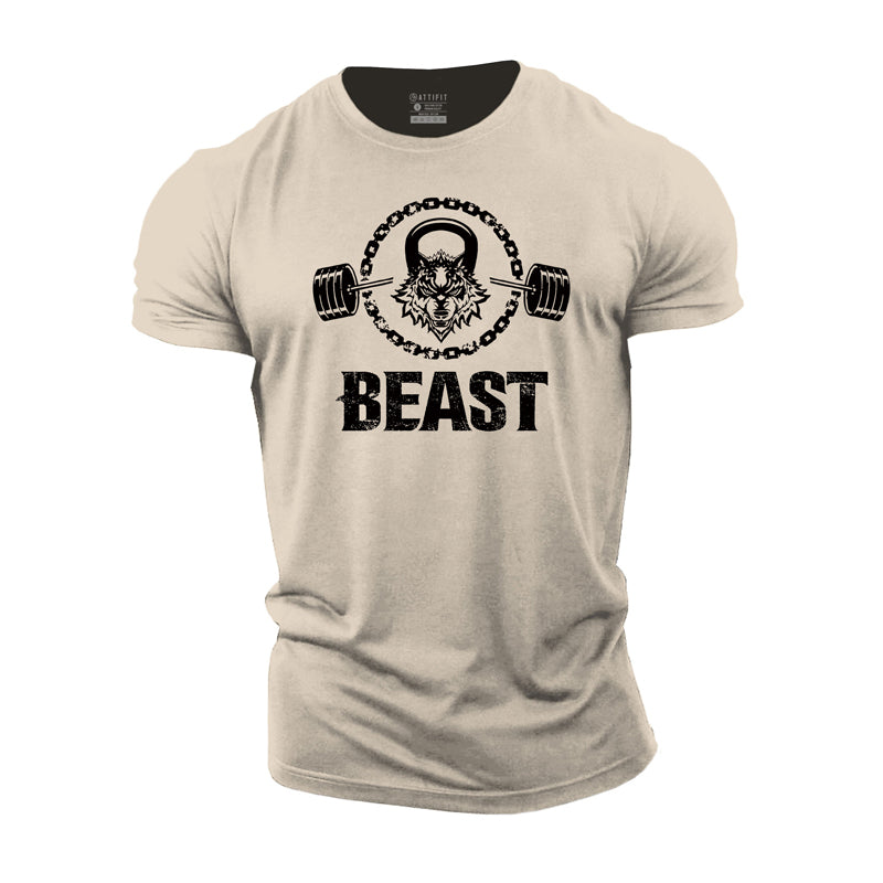 Cotton Beast Graphic Men's T-shirts