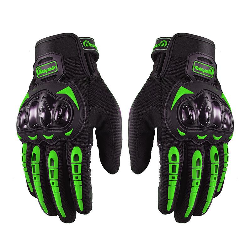 Touch screen outdoor riding off-road motorcycle gloves