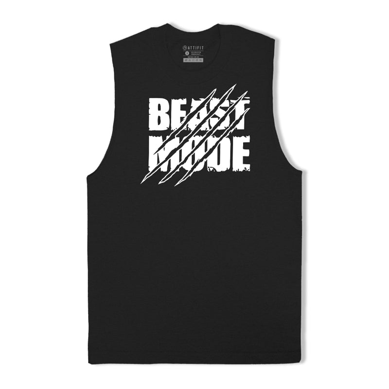 Cotton Beast Mode Workout Tank Top