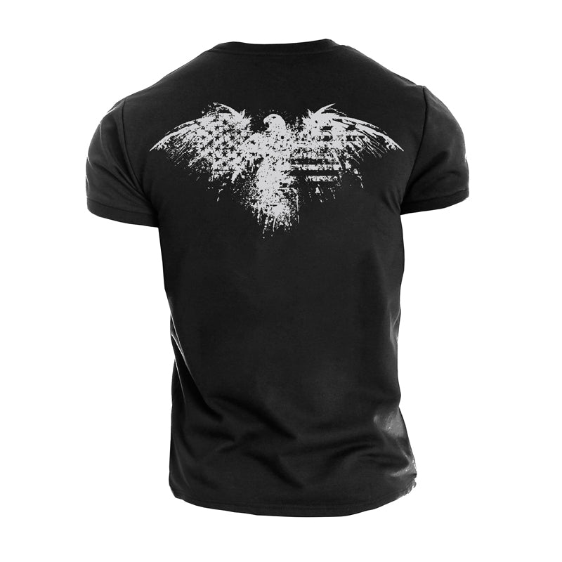 Eagle Wings Patriotic Cotton T-Shirt