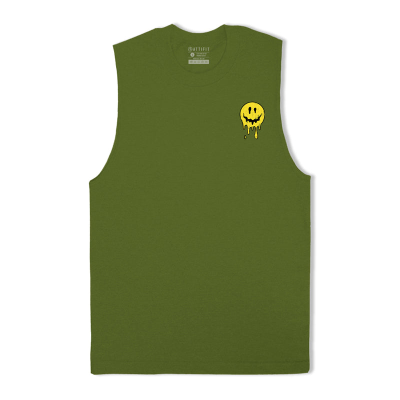 Cotton Smile Graphic Men's Tank Top