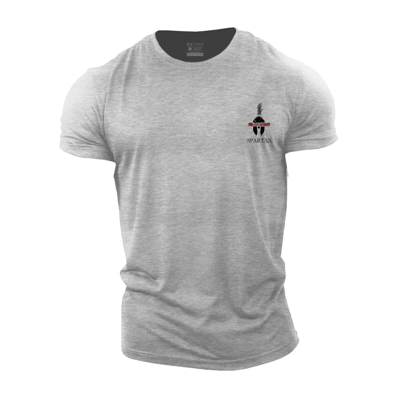 Cotton Spartan Graphic Workout Men's T-shirts