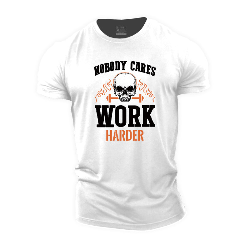 Work Harder Cotton T-Shirt