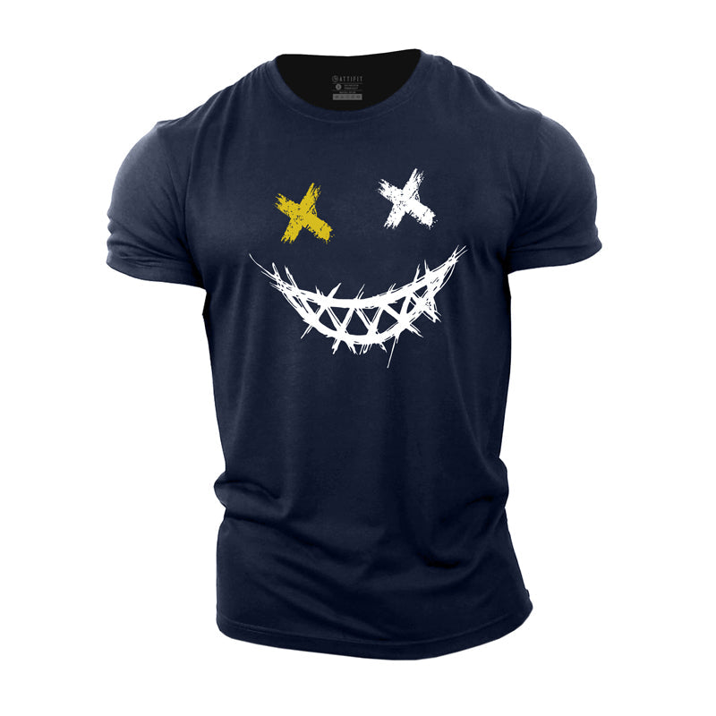 Smiley Face Cotton T-Shirt