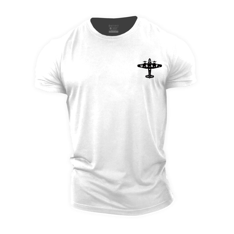 Cotton USAF Graphic Men's T-shirts