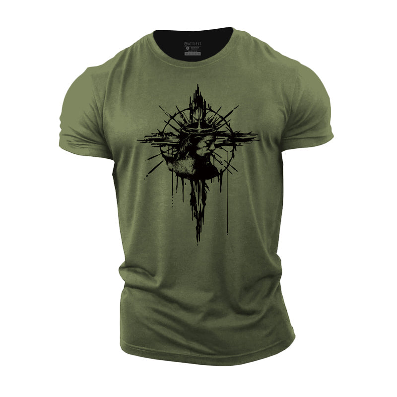 Faithful Cross Cotton T-Shirt