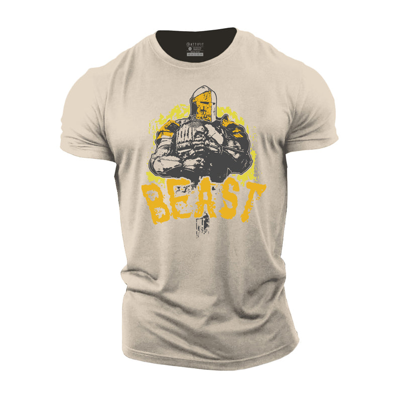 Cotton Beast Graphic Men's T-shirts