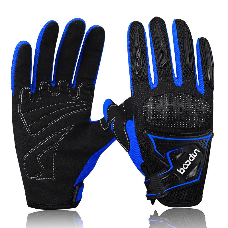 Cycling off-road racing breathable handguard hard shell motorcycle gloves