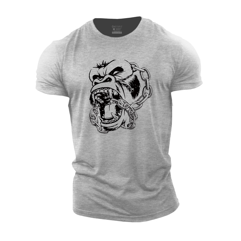 Cotton Gorilla Graphic Men's T-shirts