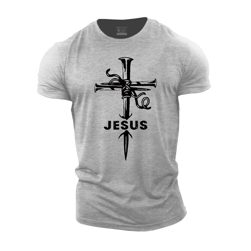 Jesus Cross Cotton T-Shirt