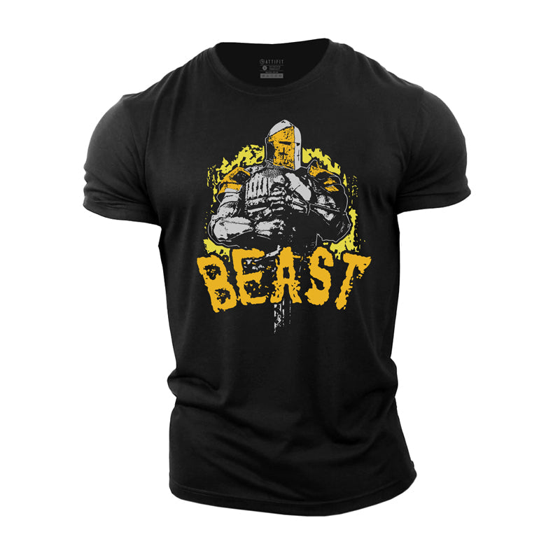 Cotton Beast Graphic Men's T-shirts