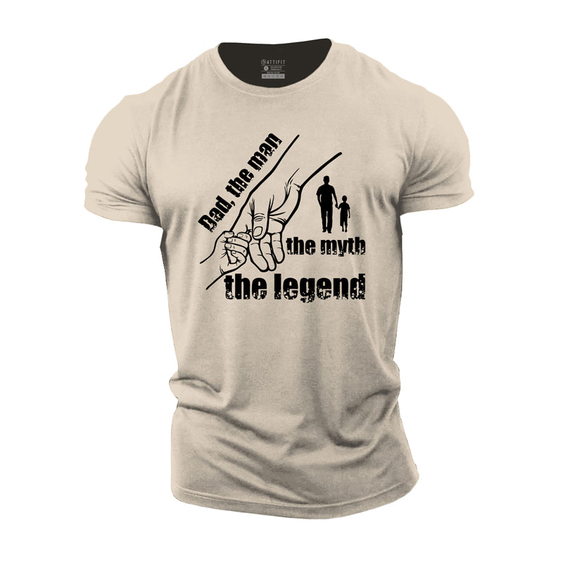 Dad The Legend Cotton T-Shirt