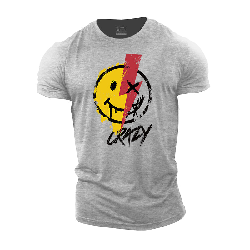 Crazy Smile Cotton T-Shirt