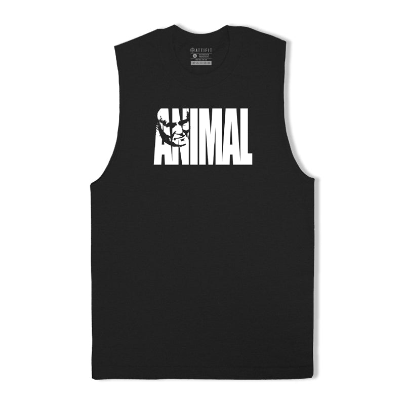 Cotton Animal Graphic Tank Top