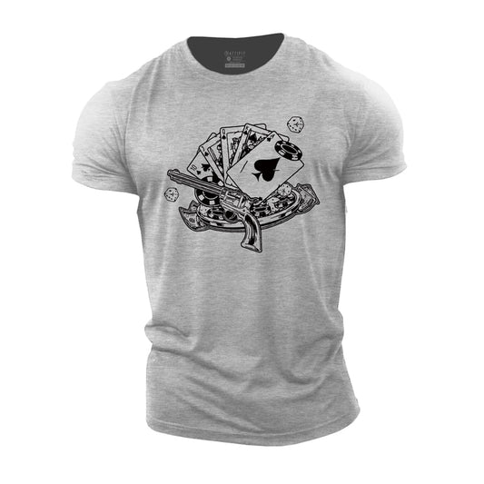 Cotton Royal Flush Graphic Men's T-shirts