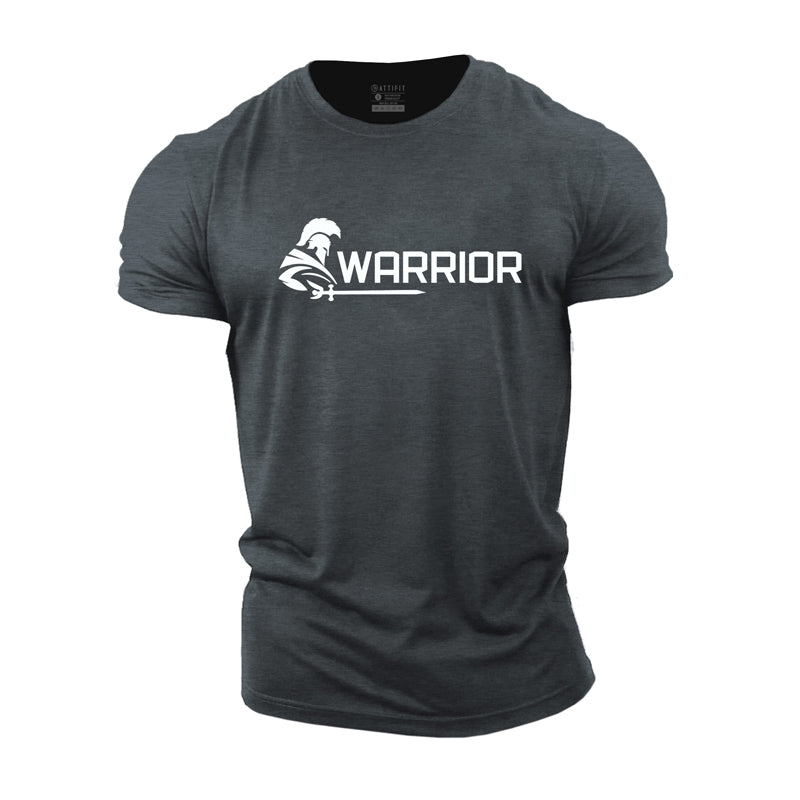 Cotton Spartan Warrior Graphic T-shirts