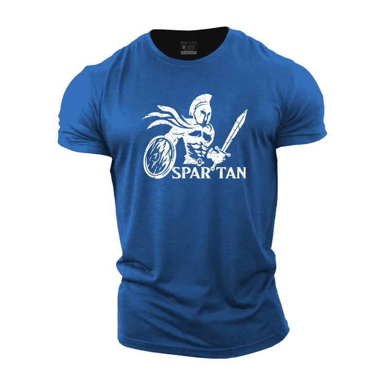 Cotton Spartan Warrior Graphic T-shirts