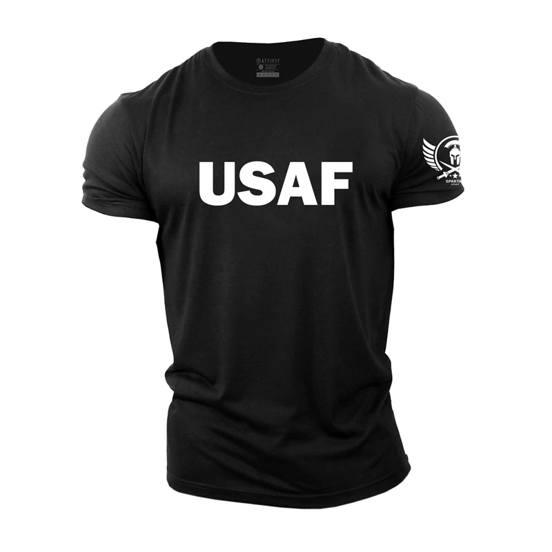 Cotton USAF Graphic Men's T-shirts