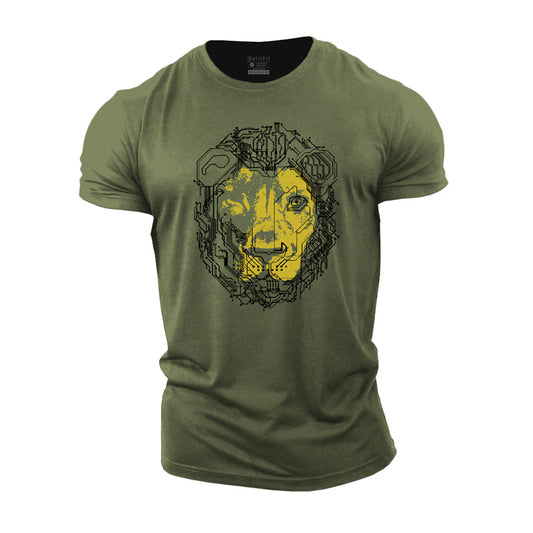 Cotton Lion Graphic Men's T-shirts