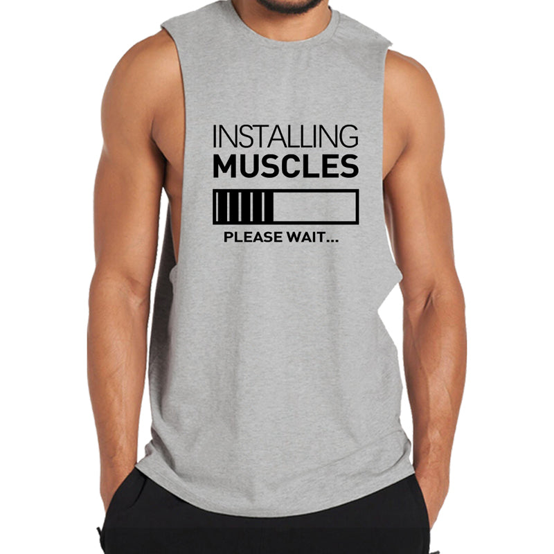 Cotton Muscle Loading Workout Tank Top