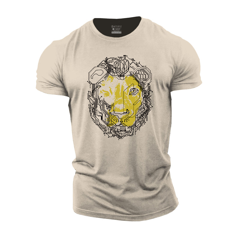 Cotton Lion Graphic Men's T-shirts