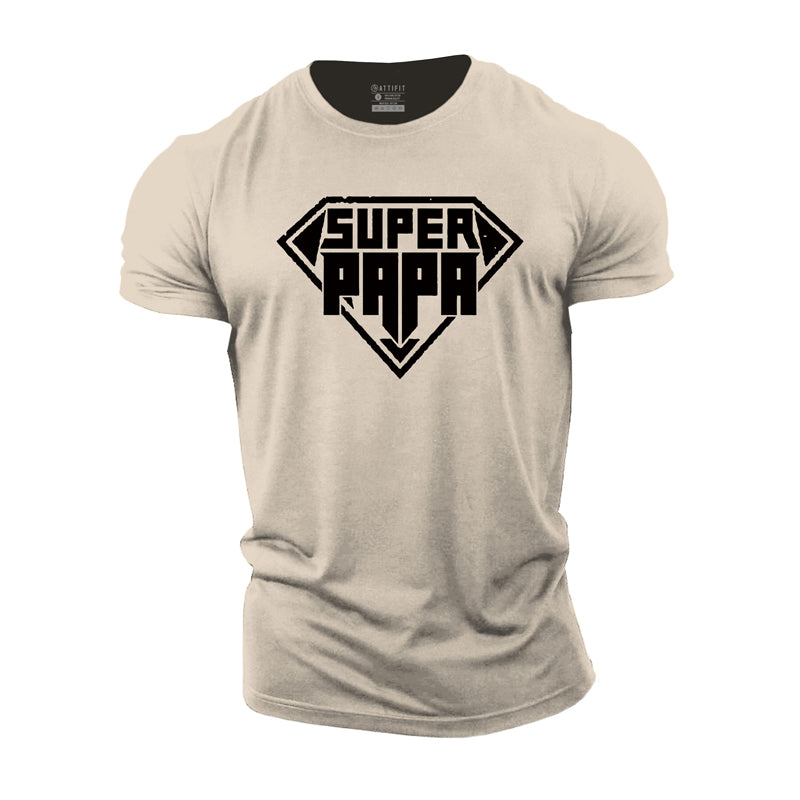 Super Papa Cotton T-Shirt