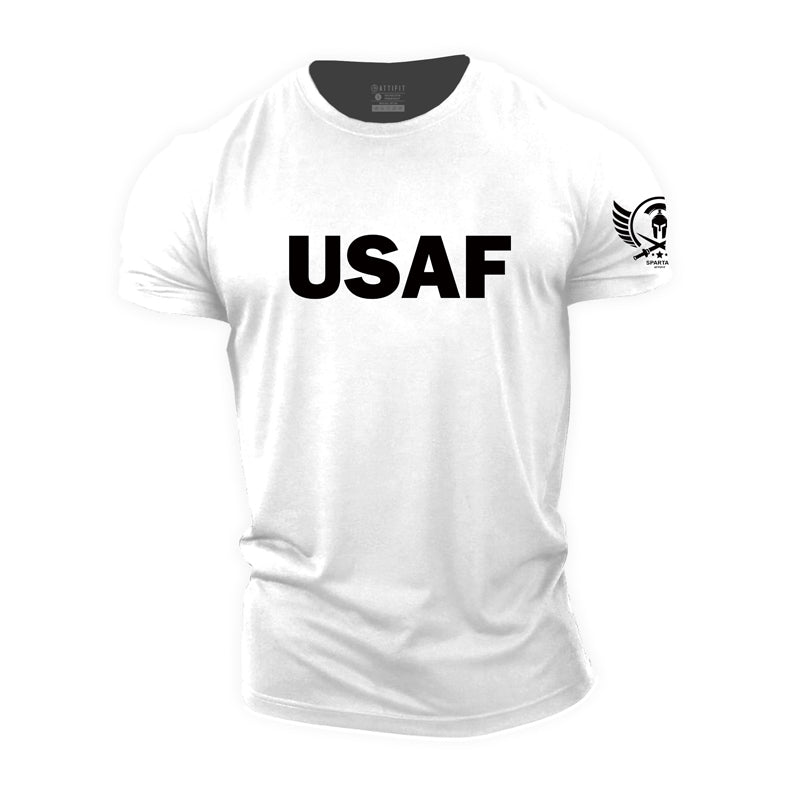 Cotton USAF Graphic Men's T-shirts